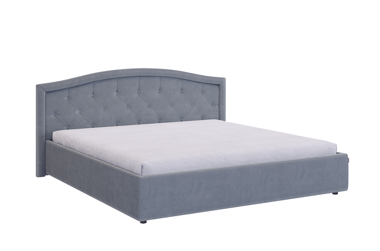 Кровать с подъемным механизмом Верона 2 180х200 см (оникс (велюр))