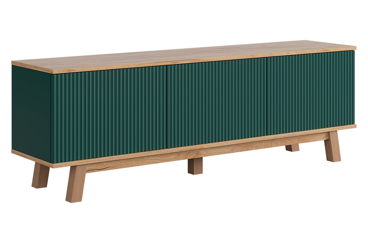 ТВ тумба 150 Оливия (дуб крафт золотой/еловый)