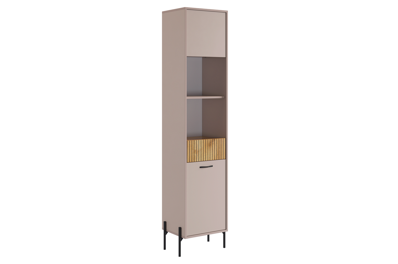 Доминика Стеллаж (кашемир/дуб крафт золотой)
