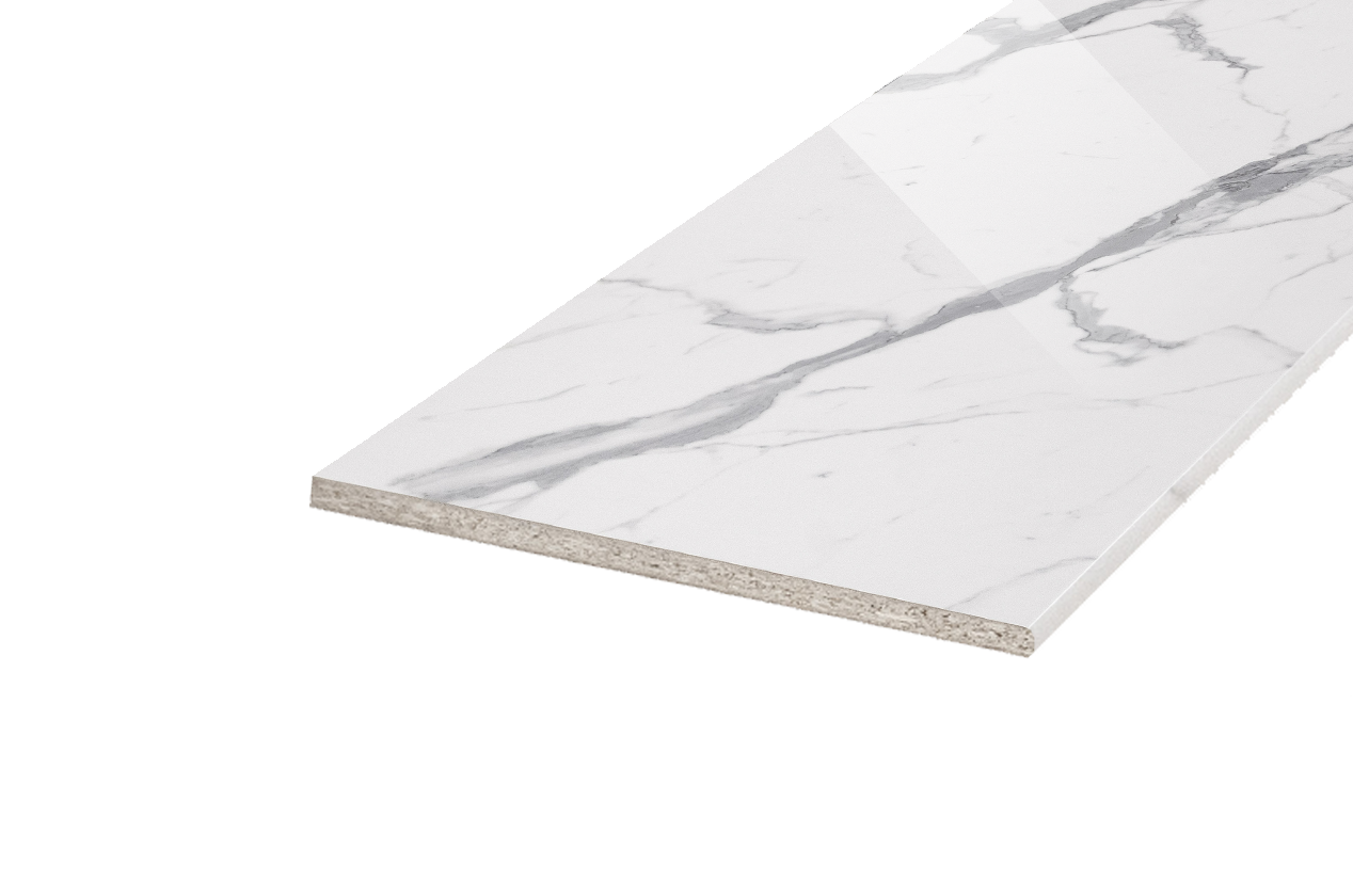 Столешница постформинг глянец H38 L2000 (гранит белый глянец)