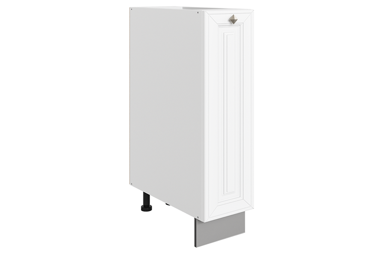 Мишель Шкаф рабочий L200 B500 (1 дв. гл.) (эмаль) (белый/белый)