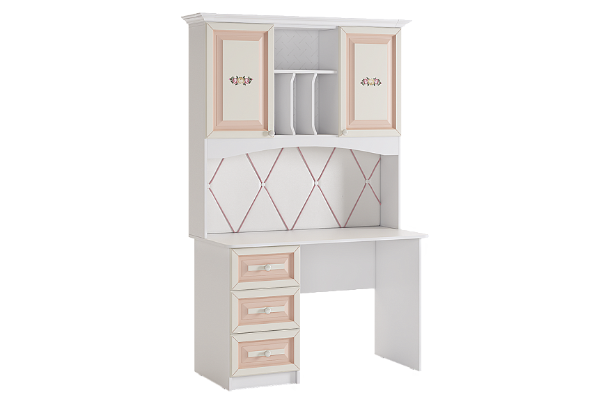 Стол Алиса К1 (белый/крем)