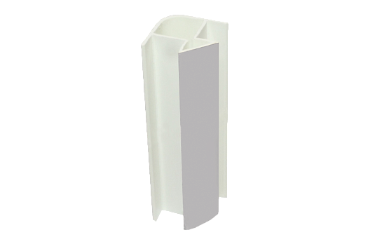 Профиль соединительный для цоколя Н150 угол 90 внутренний Кухня (титан)