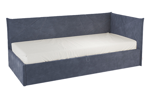 Кровать с подъемным механизмом Квест (Тахта) 90х200 см (топаз (велюр))