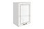 Атланта Шкаф навесной L500 Н720 (1 дв. гл.) (эмаль)