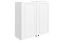 Мишель Шкаф навесной L800 Н900 (2 дв. гл.) (эмаль)