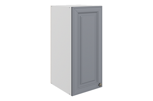 Мишель Шкаф навесной L300 Н720 (1 дв. гл.) (эмаль) (белый/серый)