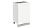 Фьюжн Шкаф рабочий L500 (1 дв. гл.) (левый) (эмаль)
