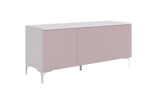 Зефир Тумба 115.01 (белое дерево/пудра розовая (эмаль))