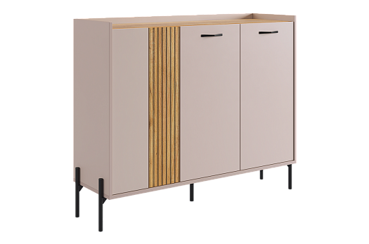 Доминика Комод (кашемир/дуб крафт золотой)