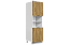 Стоун Шкаф-пенал L600 H2141 (2 дв. гл.)