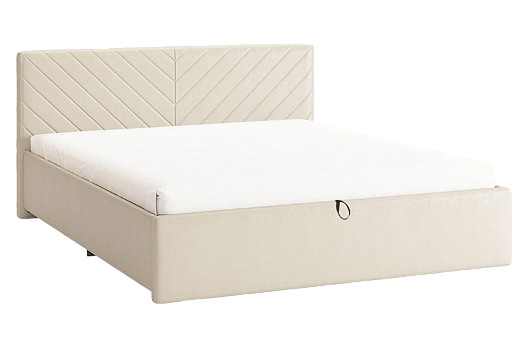 Кровать с подъемным механизмом Сандра 2 160х200 см (крем (велюр))