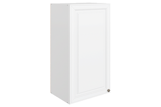 Мишель Шкаф навесной L450 Н900 (1 дв. гл.) (эмаль) (белый/белый)