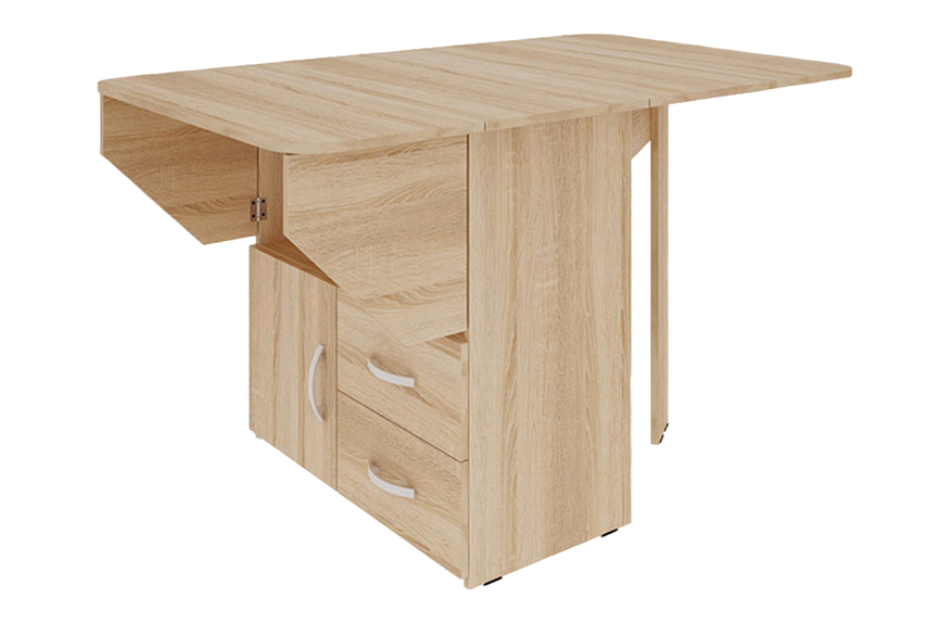 Стол-тумба раскладной (дуб сонома)