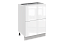 Кристи Шкаф рабочий L600 B500 Слим (2 ящ.) (эмаль)