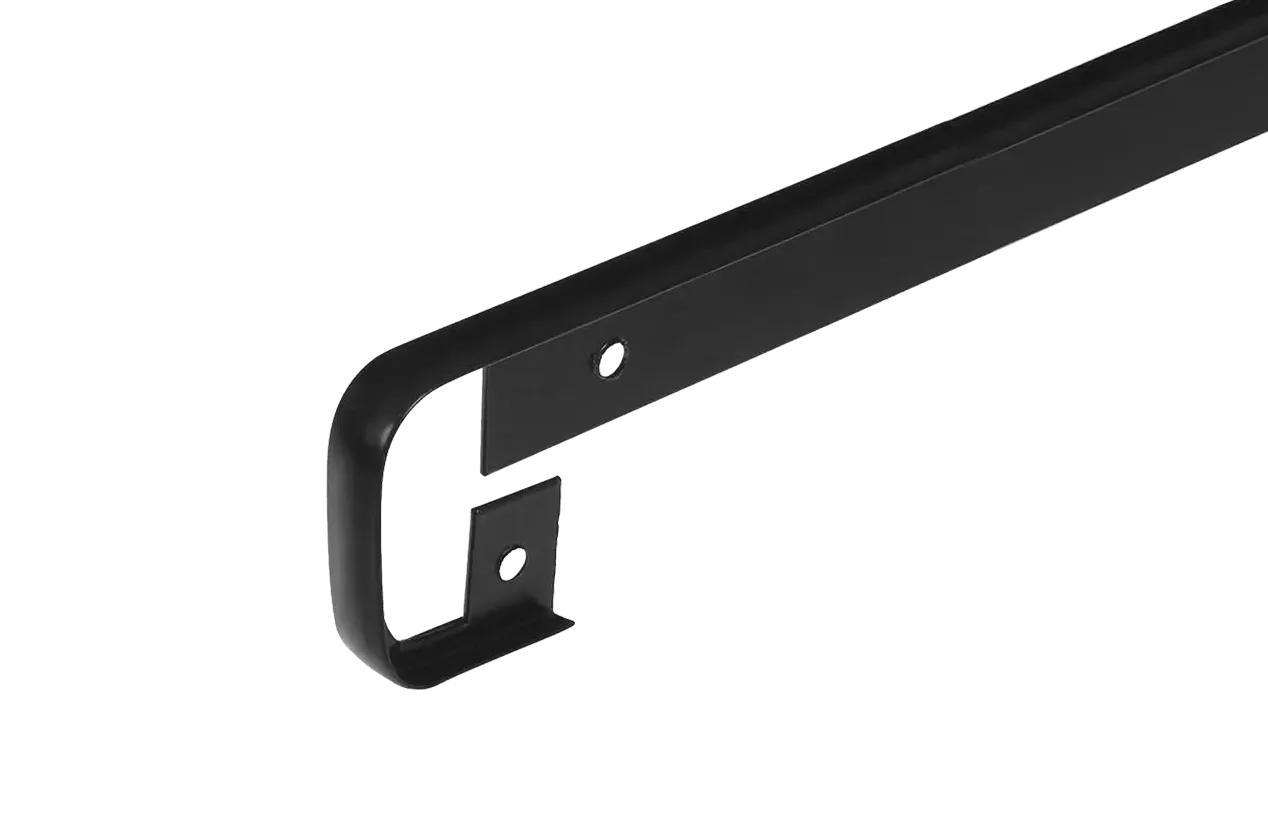 Щелевая Т-образная планка для столешницы 38мм (цветная) Кухня (черный)