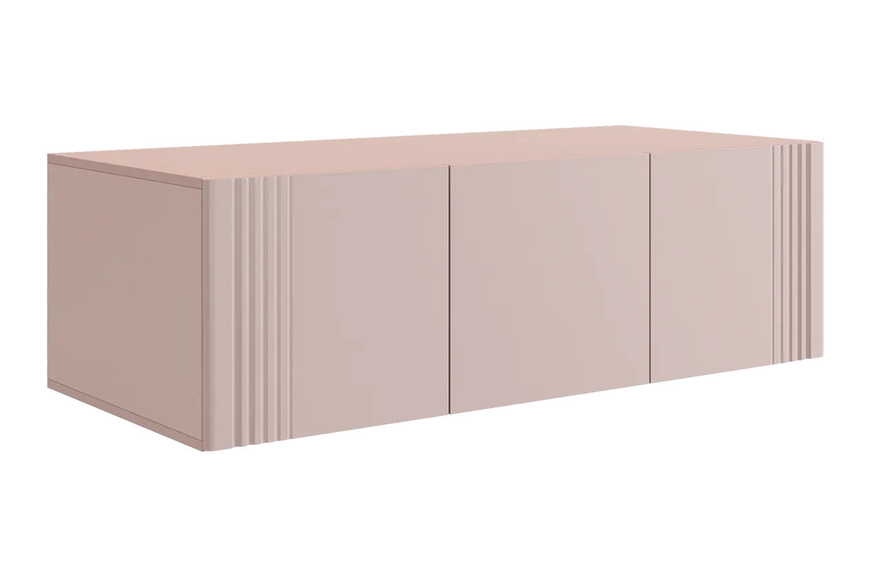 Катрин Антресоль трехдверная 117.01 (кашемир/фрапучино матовый)