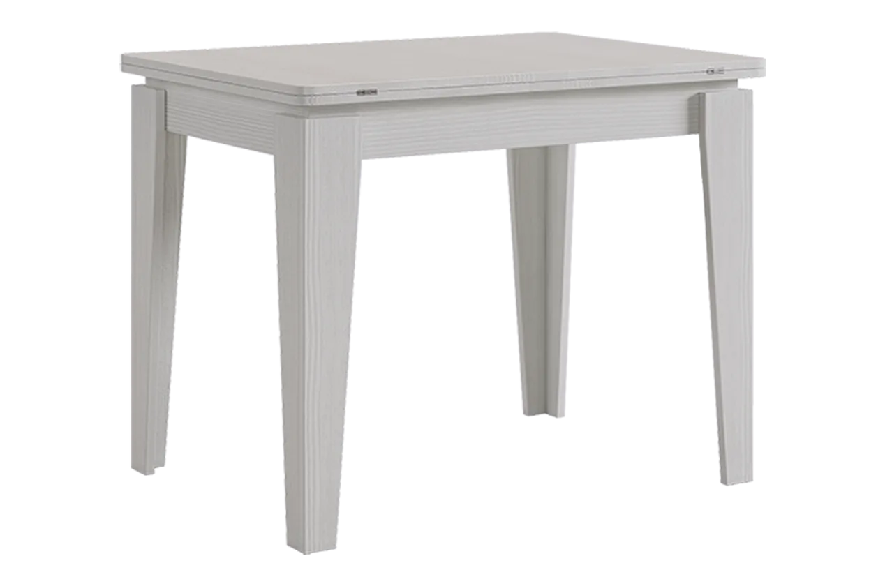 Стол обеденный раскладной Фантазия (белый рамух)