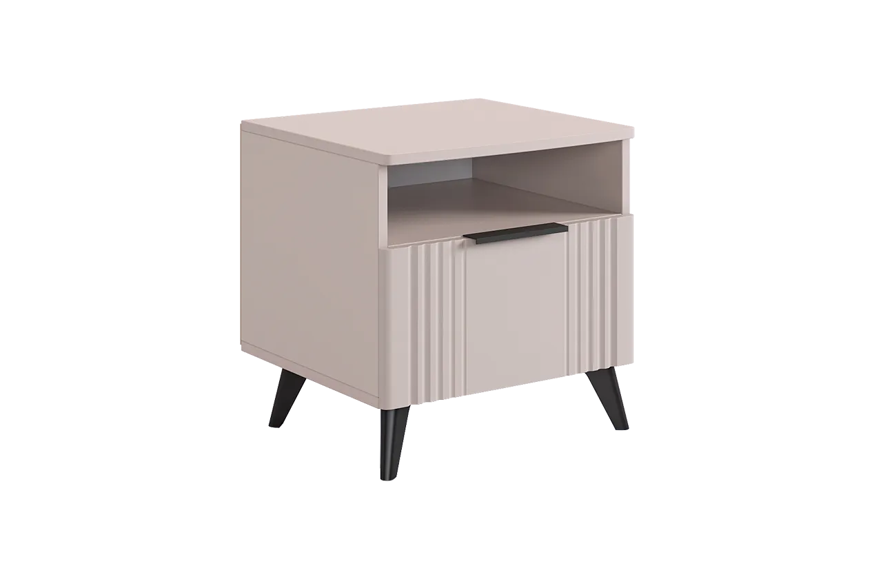 Катрин Тумба прикроватная (кашемир/фрапучино матовый)