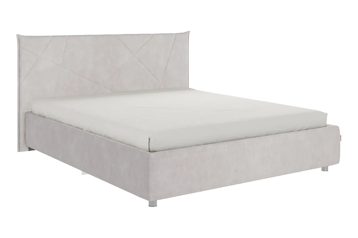 Кровать с основанием Квест 160х200 см (галька (велюр))