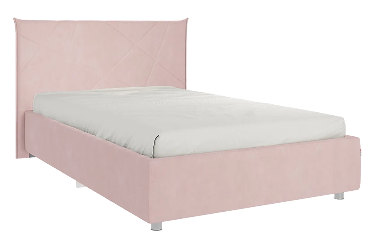 Каркас кровати Квест 120х200 см (нежно-розовый (велюр))