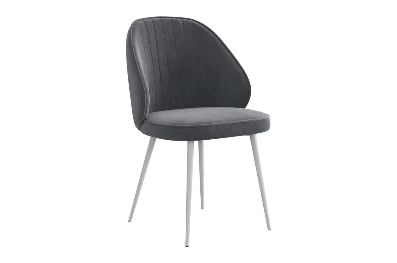 Стул Монарх Т1 (графит (велюр)/белый)