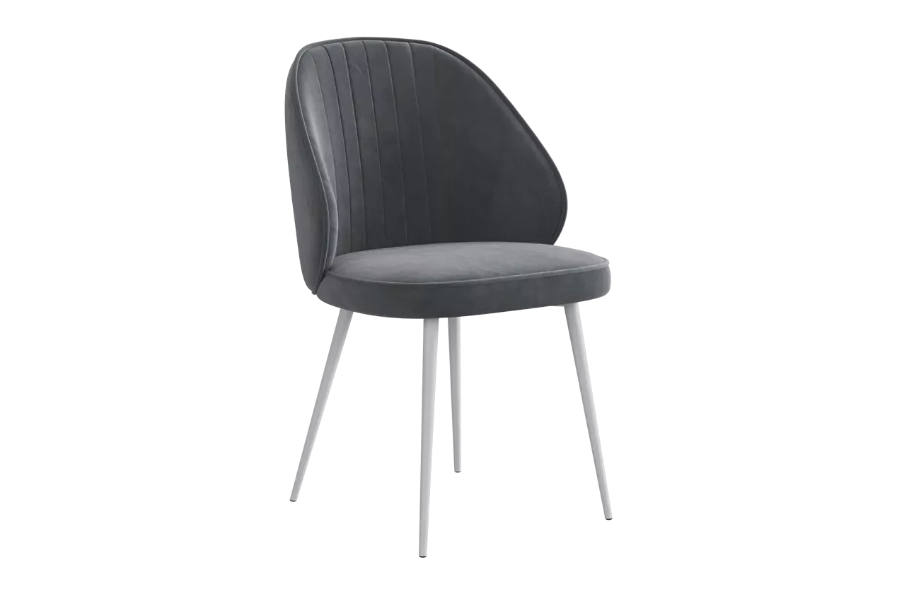 Стул Монарх Т1 (графит (велюр)/белый)