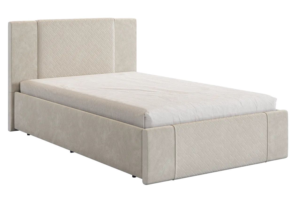 Каркас кровати Хлоя 120х200 см (крем (велюр))