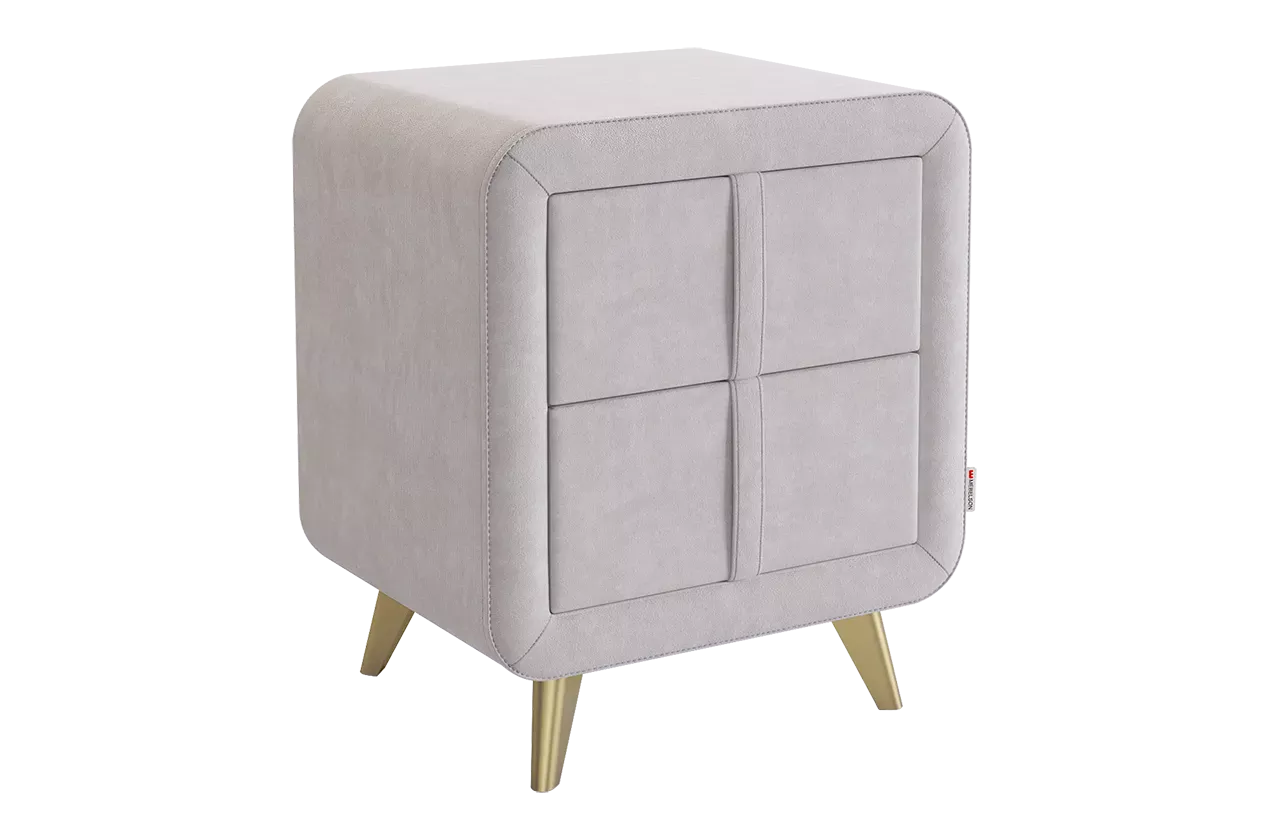 Тумба прикроватная Софи 2 (галька (велюр))