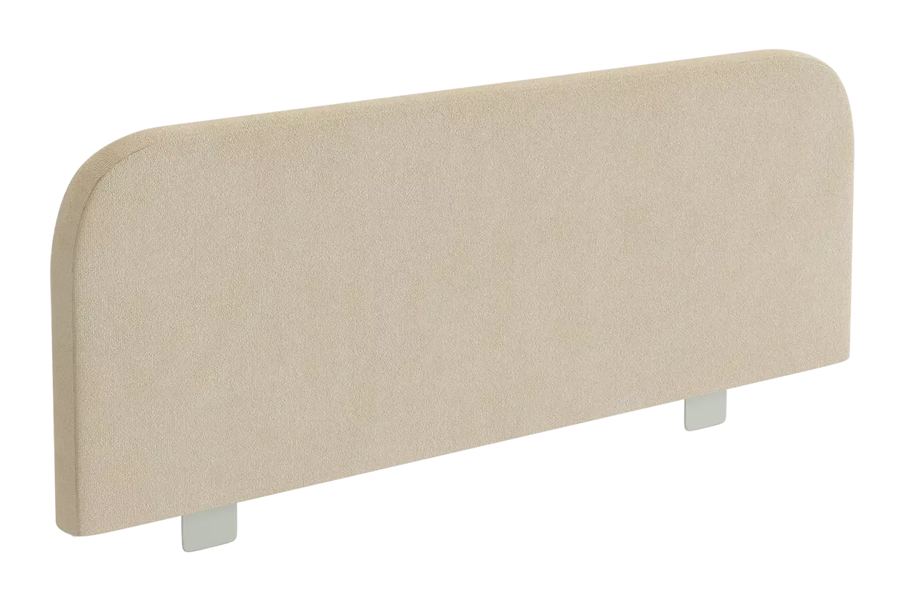 Ограничитель для кровати мягкий (крем (велюр))