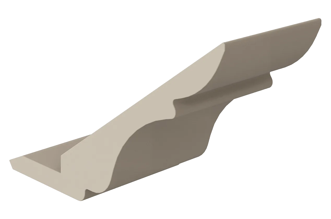 Элемент карниза стыковочный прямой Атланта (сливки)