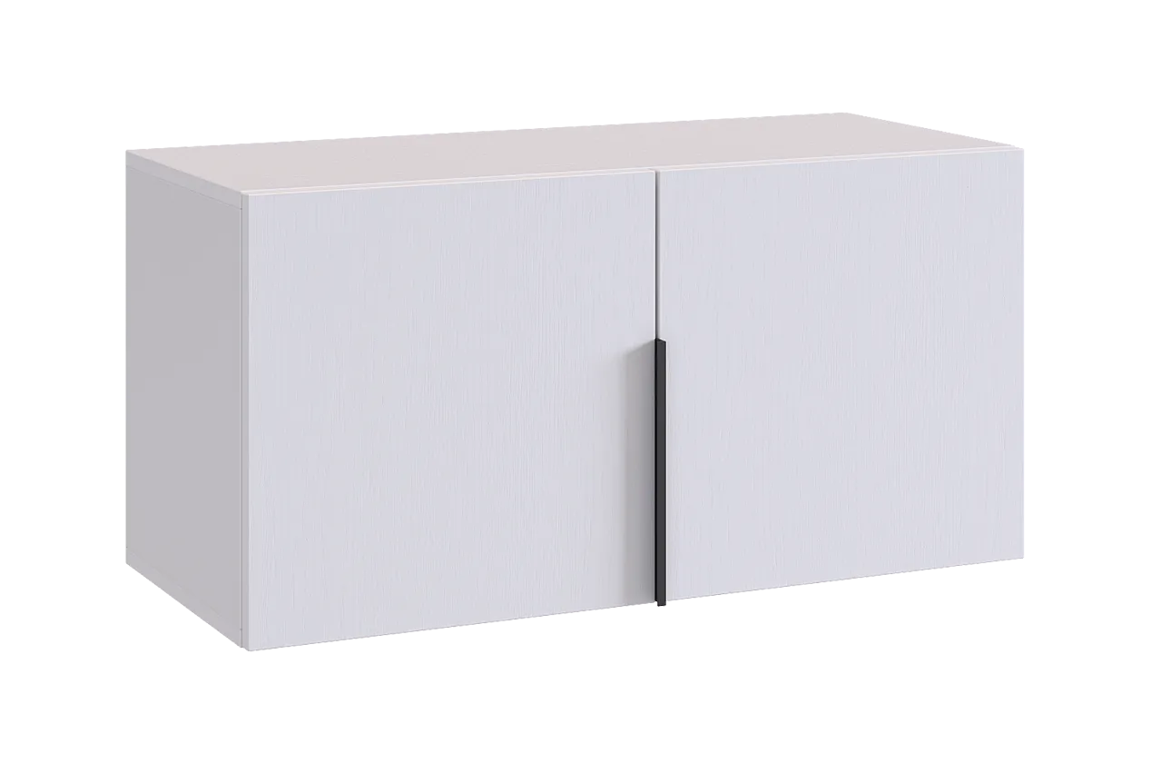 Баско Антресоль двухдверная L800 (белое дерево)