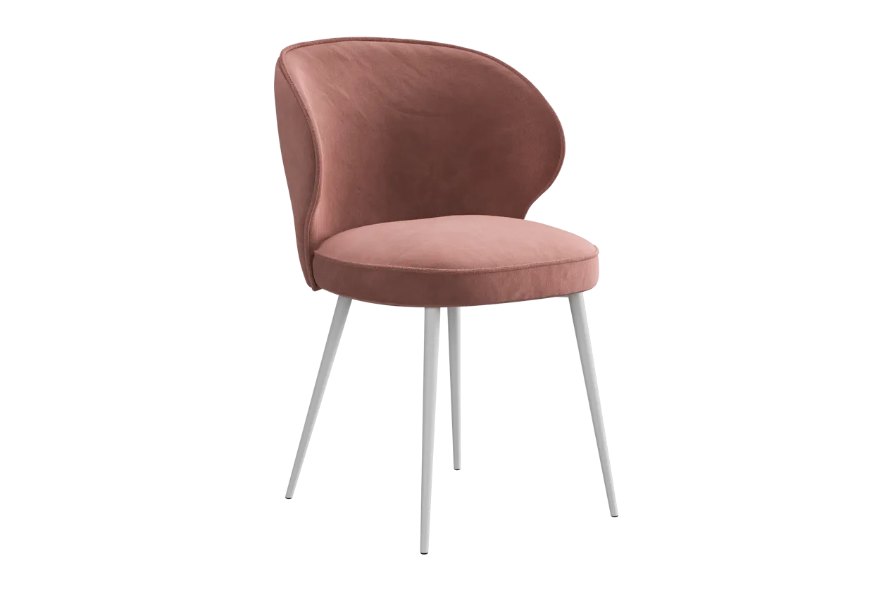 Стул Гудвин Т1 (вереск (велюр)/белый)