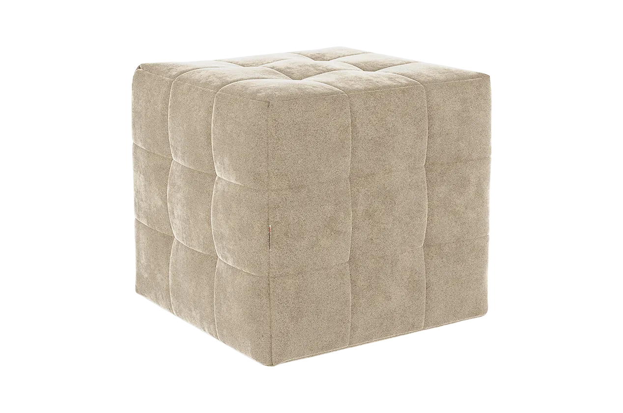 Пуф Рубик 2 (капучино (велюр))