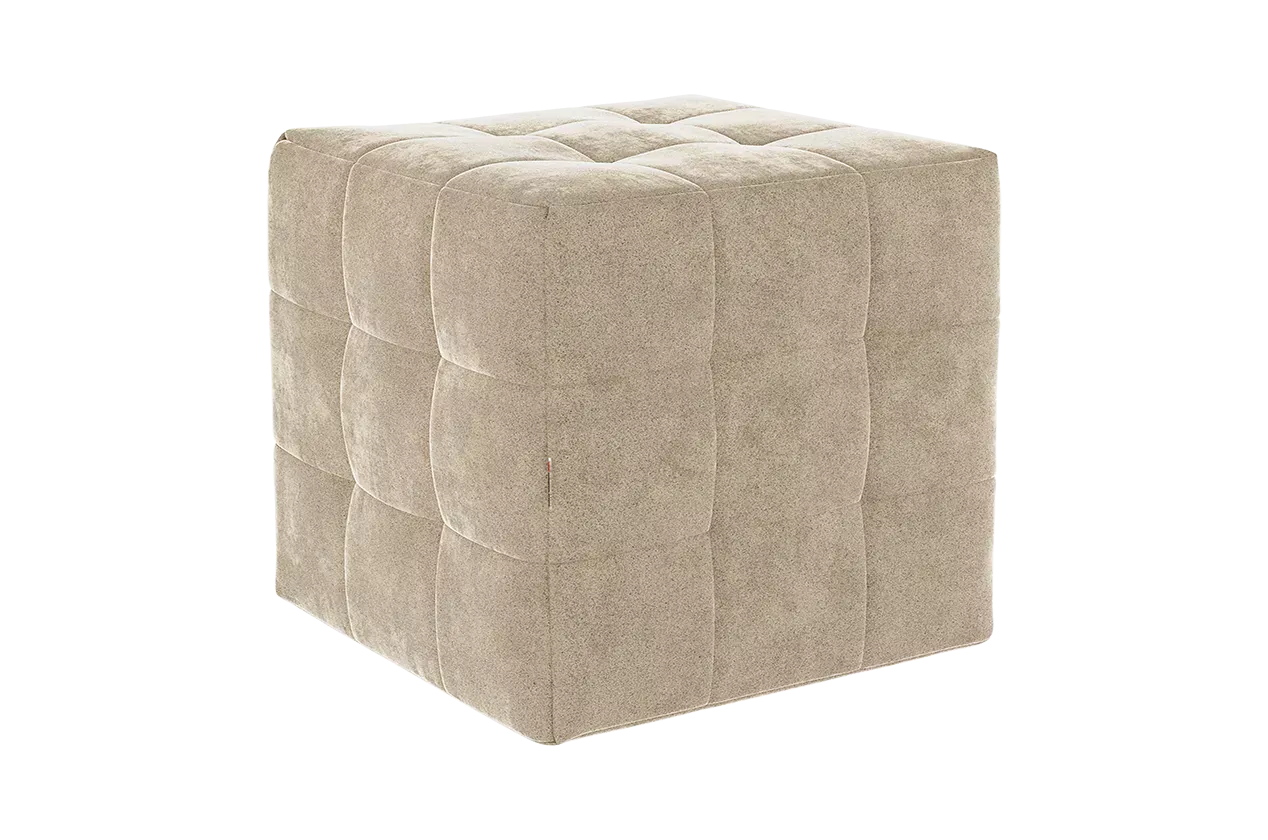 Пуф Рубик 2 (капучино (велюр))