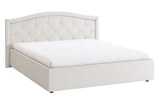Кровать с подъемным механизмом Верона 160х200 см (белый (экокожа))