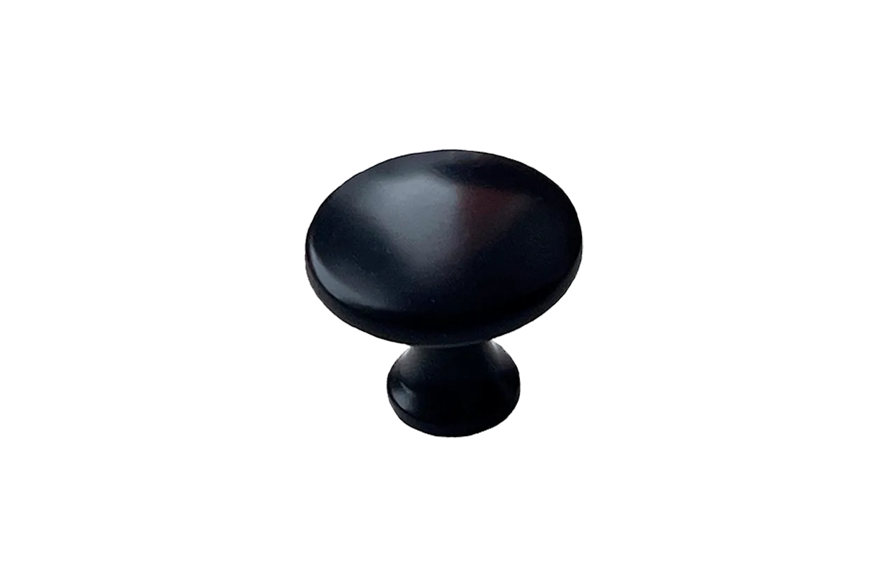 Ручка кнопка 0010 (0) (черный матовый)