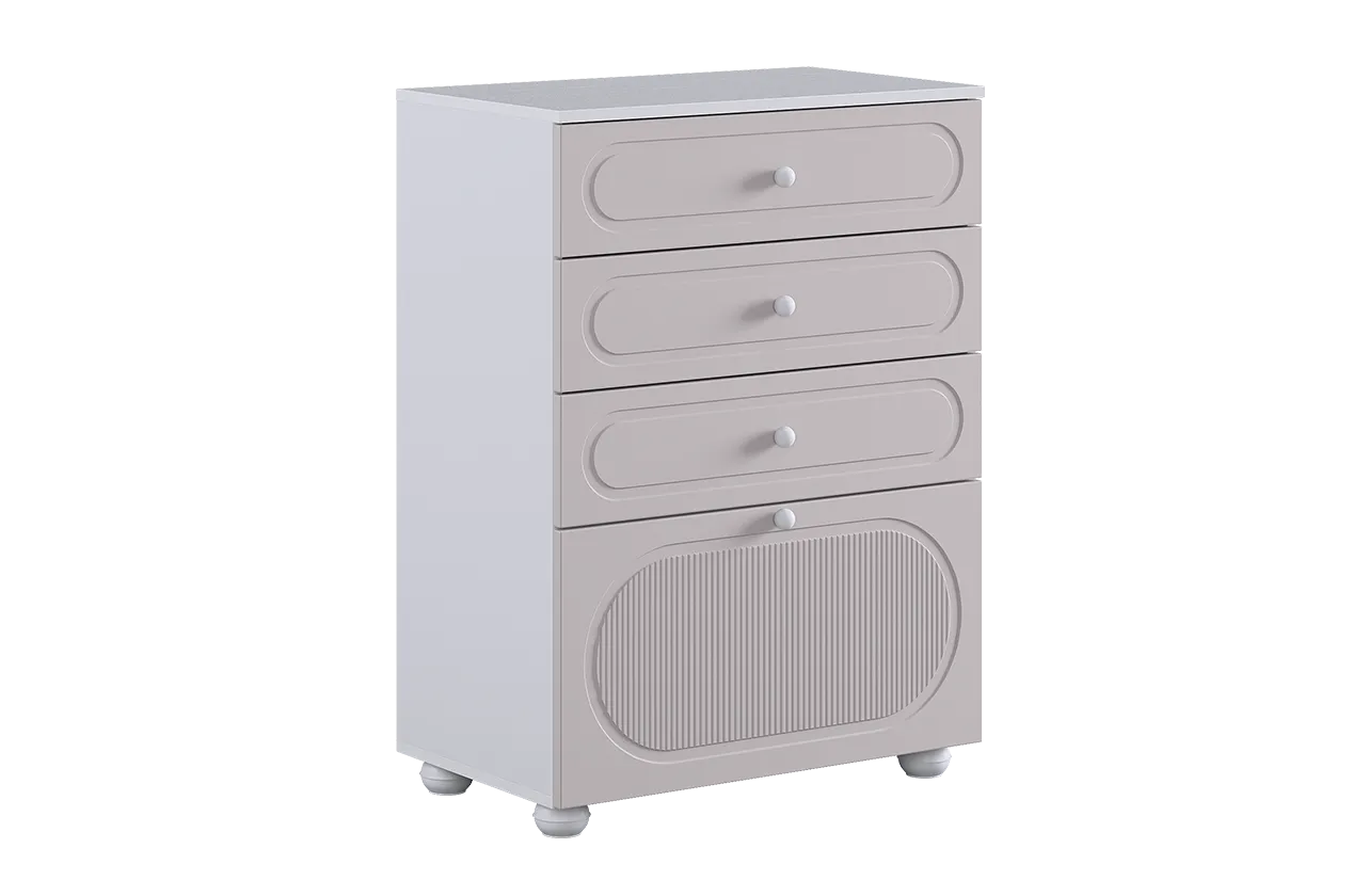 Милана Комод (белое дерево/сакура)